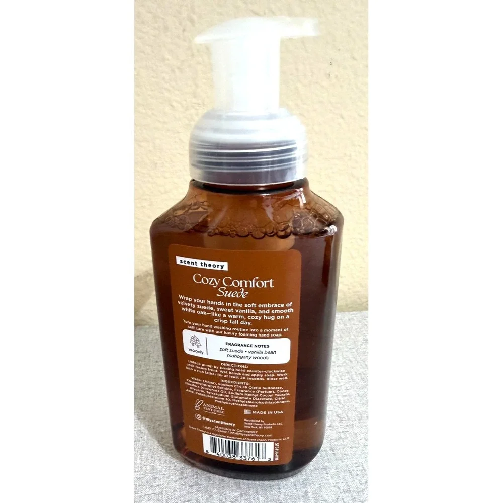 Bath & Body Works Scent Theory‎ Cozy Comfort Suede Foaming Hand Soap 11 Fl Oz